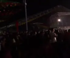 Público fica sem luz durante o São João de Cabedelo