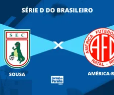 Sousa x América-RN pela Série D 2025: onde acompanhar, horário, prováveis escalações e arbitragem