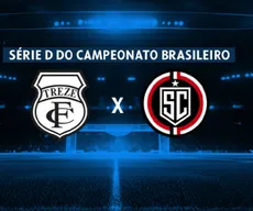 Treze x Santa Cruz-RN pela Série D 2025: assista aos lances da partida em Tempo Real