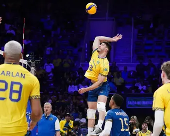 Brasil estreia com vitória na Liga das Nações de vôlei, e Bernardinho destaca atuação de Honorato
