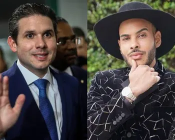 Hugo Motta e Hugo Gloss brincam com gafe da Câmara sobre Papa Leão XIV