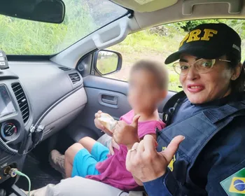 PRF encontra menino de 4 anos que havia fugido de casa, em Santa Rita