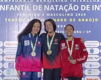 Vila Olímpica Parahyba garante 10 medalhas no Brasileiro Infantil de Inverno de natação