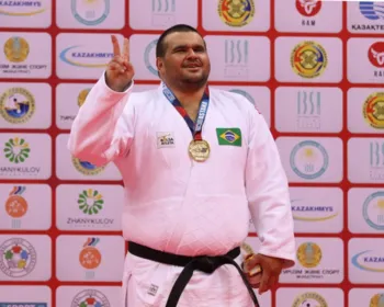 Wilians Araújo conquista ouro no Grand Prix de judô, no Cazaquistão