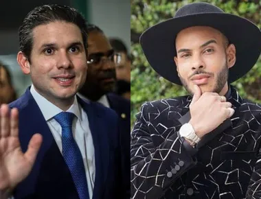 Hugo Motta e Hugo Gloss brincam com gafe da Câmara sobre Papa Leão XIV