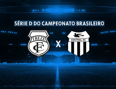 Treze x Central: assista aos lances da partida pela Série D 2025 em Tempo Real