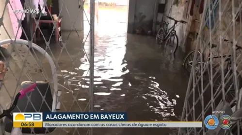 
				
					Chuvas provocam alagamentos, dificultam trânsito e invadem casas na Grande João Pessoa
				
				