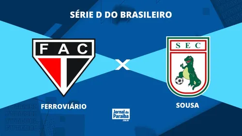 
				
					Ferroviário x Sousa pela Série D 2025: onde assistir, prováveis escalações e arbitragem
				
				