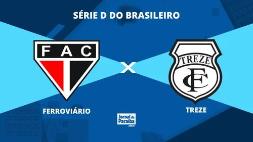 
				
					Ferroviário x Treze pela Série D 2025: onde assistir, prováveis escalações e arbitragem
				
				