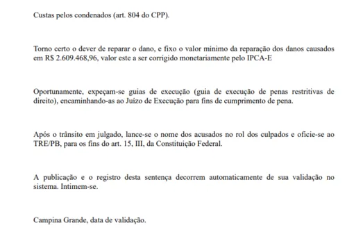 
				
					Justiça condena ex-secretário de Campina Grande e empresário por superfaturamento na pandemia
				
				