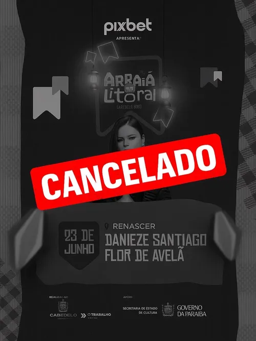 
				
					Prefeitura de Cabedelo cancela festa de São João no Renascer
				
				