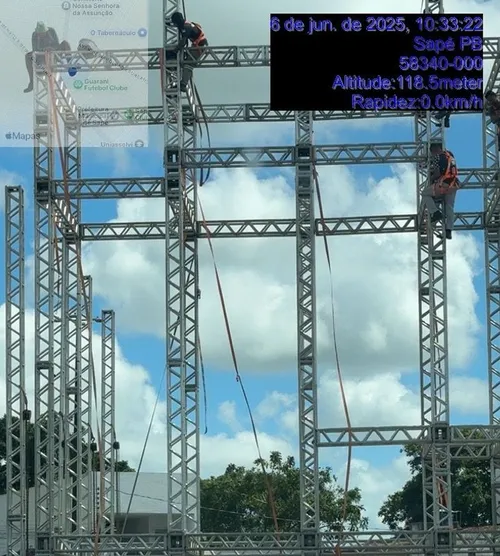 
				
					Prefeitura de Sapé é denunciada por montar palco para São João antes da licitação
				
				