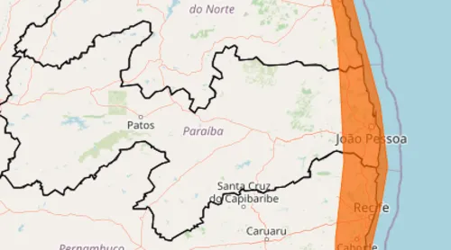 
				
					Previsão de chuva em João Pessoa: saiba como vai estar o tempo durante a semana
				
				
