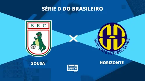 
				
					Sousa x Horizonte pela Série D 2025: onde acompanhar, prováveis escalações e arbitragem
				
				