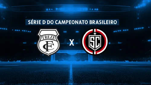 
				
					Treze x Santa Cruz-RN pela Série D 2025: assista aos lances da partida em Tempo Real
				
				