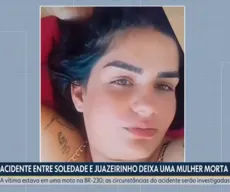 Acidente entre Soledade e Juazeirinho deixa uma mulher morta