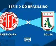 América-RN x Sousa pela Série D 2026: onde assistir, prováveis escalações e arbitragem