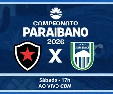 Botafogo-PB x Serra Branca pelo Paraibano 2026: onde assistir, prováveis escalações e mais