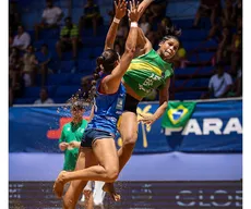 Brasil vence no masculino e no feminino do handebol de praia no fim do Paraíba World Beach Games