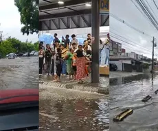 Chuvas em João Pessoa causam alagamentos em pontos da cidade; VÍDEO