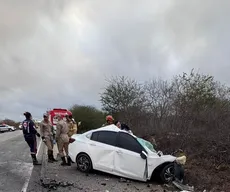 Carro com pai, mãe e filho mortos em acidente com carreta invadiu a contramão, diz IPC