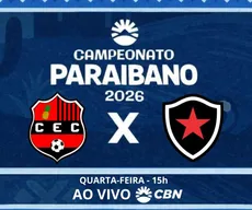 Confiança-PB x Botafogo-PB pelo Paraibano 2026: onde assistir, prováveis escalações e arbitragem