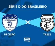 Decisão x Treze pela Série D do Brasileiro 2026: partida é adiada pela CBF