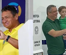 Eleição em Cabedelo: Edvaldo e Wallber votam e demonstram confiança
