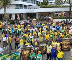 Em João Pessoa, bolsonaristas fazem mobilização no Busto de Tamandaré