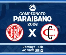 Esporte de Patos x Campinense pelo Paraibano 2026: onde assistir, prováveis escalações e mais