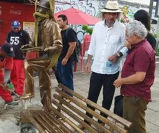 Estátua de Jackson do Pandeiro será transferida para o Hotel Globo; saiba o motivo