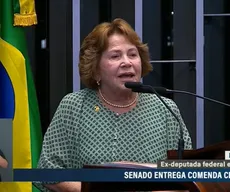 Ex-senadora Nilda Gondim recebe Comenda Ceci Cunha em Brasília: CONFIRA VÍDEO