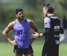 Hulk pode completar 300 jogos pelo Atlético-MG, e técnico diz: "Quando ele está bem, vence jogos"
