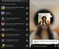 Nova atualização do WhatsApp permite colocar música no status; veja como funciona