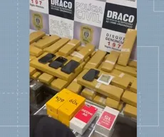 Quatro pessoas são presas com 100 kg de drogas e produtos contrabandeados, em Campina Grande
