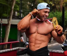 Ramon Dino em João Pessoa: fisiculturista participa de evento na capital paraibana