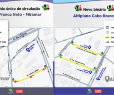 Trânsito em ruas do Miramar e Altiplano, em João Pessoa, passam por alterações; entenda