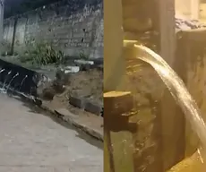 Vazamento em reservatório de água assusta moradores em Santa Rita