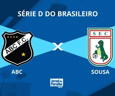 ABC x Sousa pela Série D do Brasileiro 2026: onde assistir, prováveis escalações e arbitragem