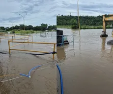 Chuvas elevam nível de rio, inundam estação e deixam bairros sem água na Grande João Pessoa