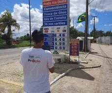 Gasolina comum fica R$ 0,04 mais barata em João Pessoa, aponta pesquisa do Procon-JP