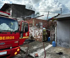 Homem fica ferido após explosão seguida de incêndio em casa, em Guarabira
