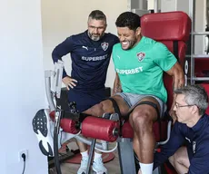 Hulk realiza primeiro treino no CT do Fluminense e projeta títulos: "Meu sonho é a Libertadores"