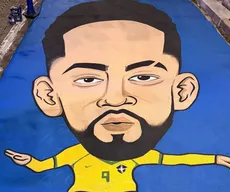 Matheus Cunha é homenageado com pintura em rua de João Pessoa; confira imagens