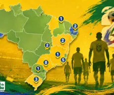 São Paulo é o estado com mais atletas convocados para a Copa 2026; Paraíba lidera no Nordeste