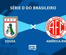 Sousa x América-RN pela Série D 2026: onde assistir, prováveis escalações e arbitragem