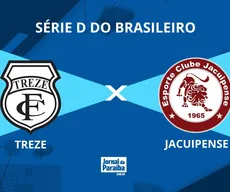 Treze x Jacuipense pela Série D 2026: onde assistir, prováveis escalações e arbitragem