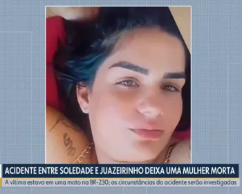 Acidente entre Soledade e Juazeirinho deixa uma mulher morta