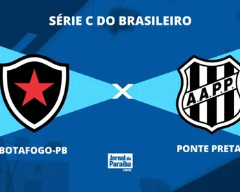 Botafogo-PB x Ponte Preta pela Série C 2025: onde assistir, prováveis escalações e arbitragem