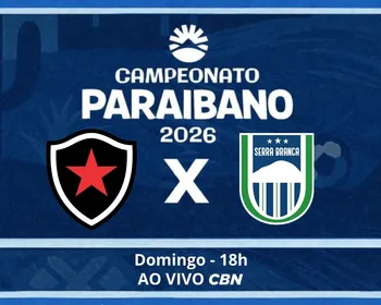 Botafogo-PB x Serra Branca pelo Paraibano 2026: onde assistir, prováveis escalações e mais